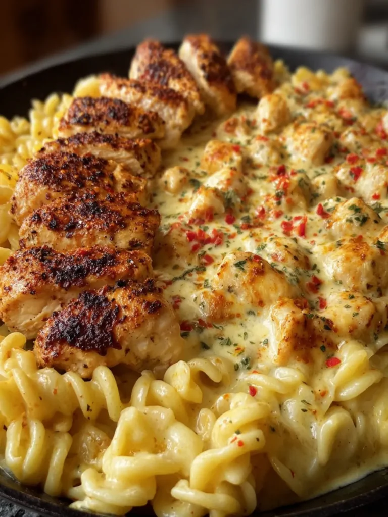 Creamy Spicy Chicken Pasta Dish First Image