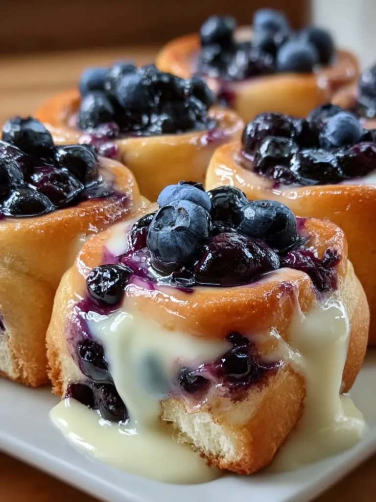 Blueberry Cream Cheese Rolls First Image