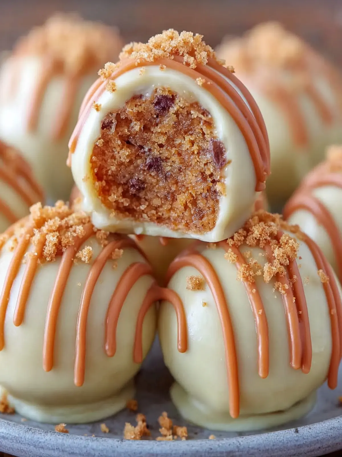 Pumpkin Spice Cake Balls First Image