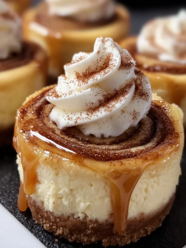 Mini Cinnamon Swirl Cheesecakes First Image