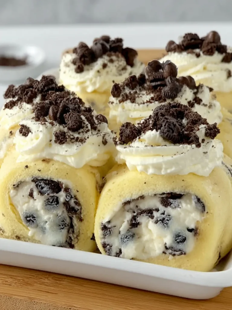 Cookies and Cream Cheesecake Rolls First Image