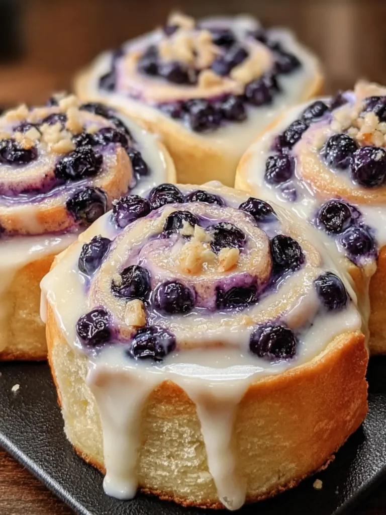 Blueberry Cream Cheese Rolls First Image