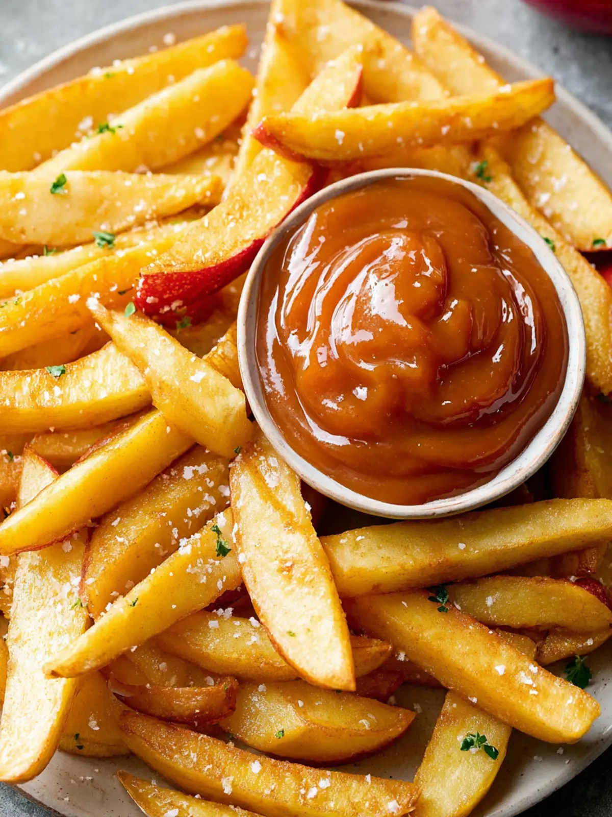 Air Fryer Apple Fries First Image