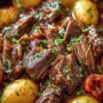 Slow-Cooked Beef with Potatoes First Image