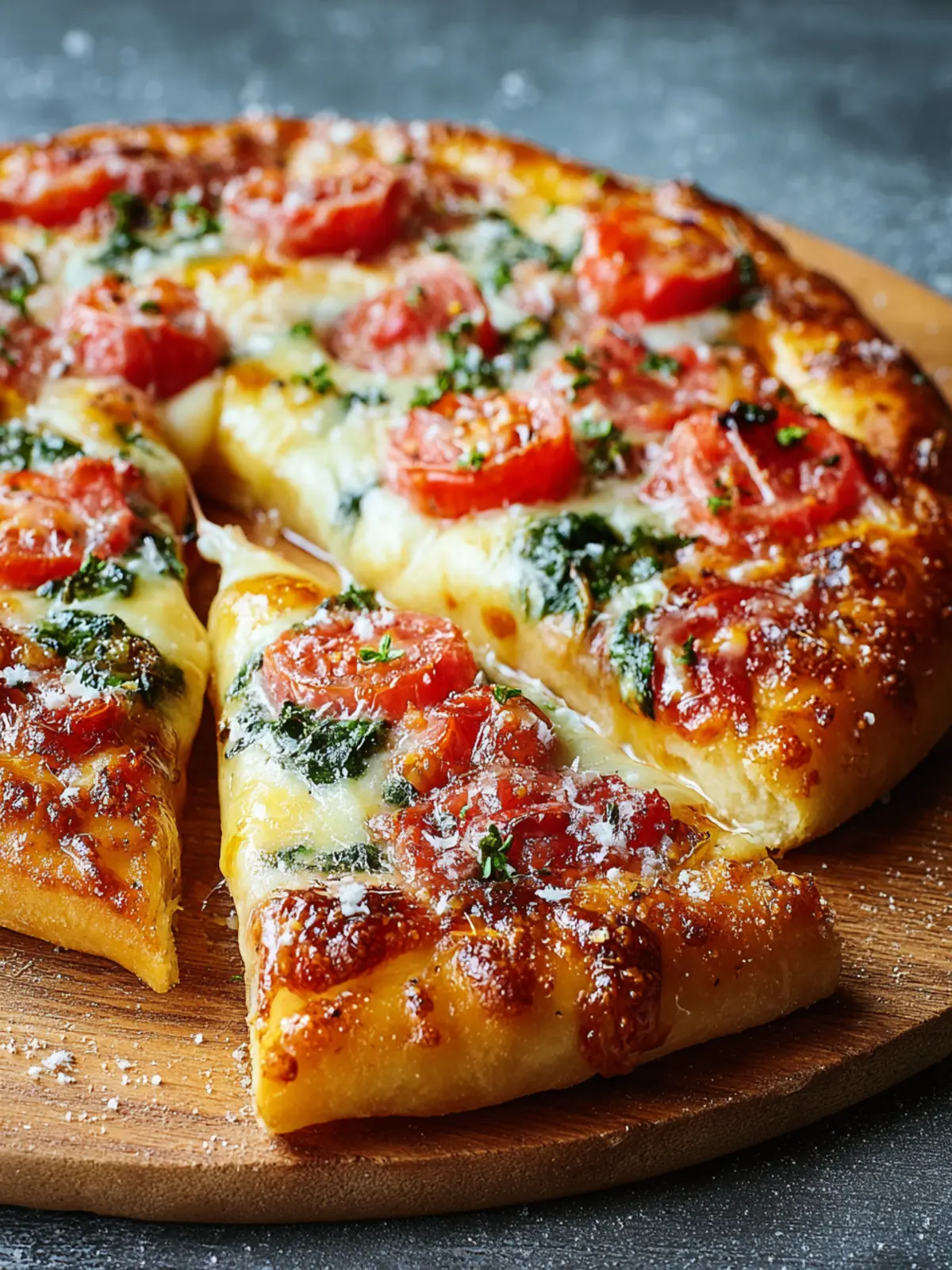 Italian Spinach Pizza First Image