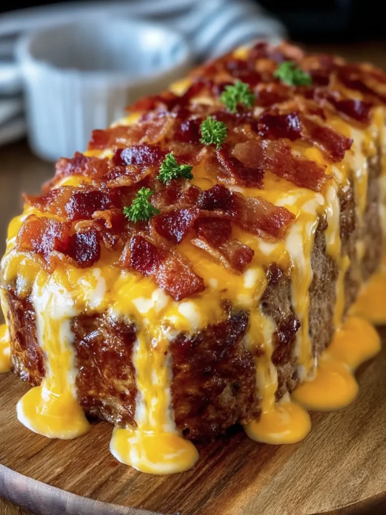 Bacon Cheddar Meatloaf Delight First Image