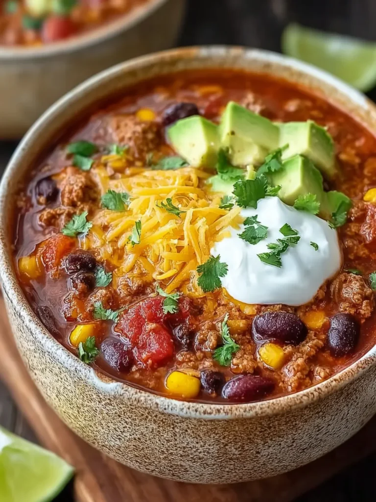 Hearty Taco Soup: An Amazing Ultimate Recipe with 7 Ingredients First Image