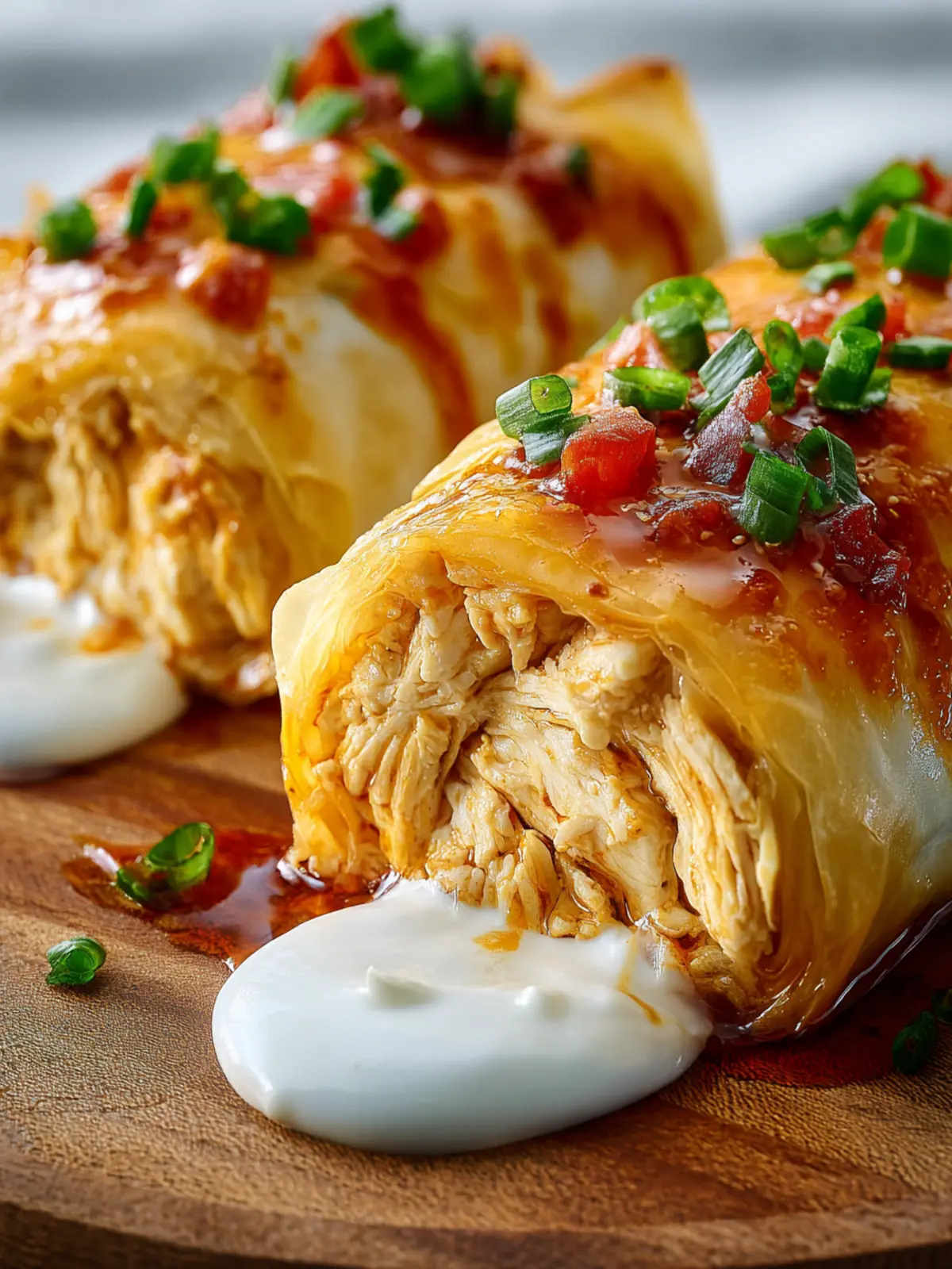 Buffalo Chicken Phyllo Wraps First Image