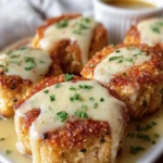 Savory Chicken Patties with Sauce First Image