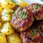 Savory Meat Patties with Potatoes First Image