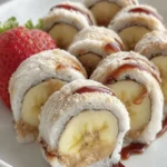 Peanut Butter Banana Sushi Rolls First Image