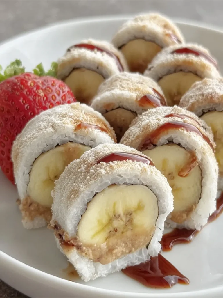 Peanut Butter Banana Sushi Rolls First Image
