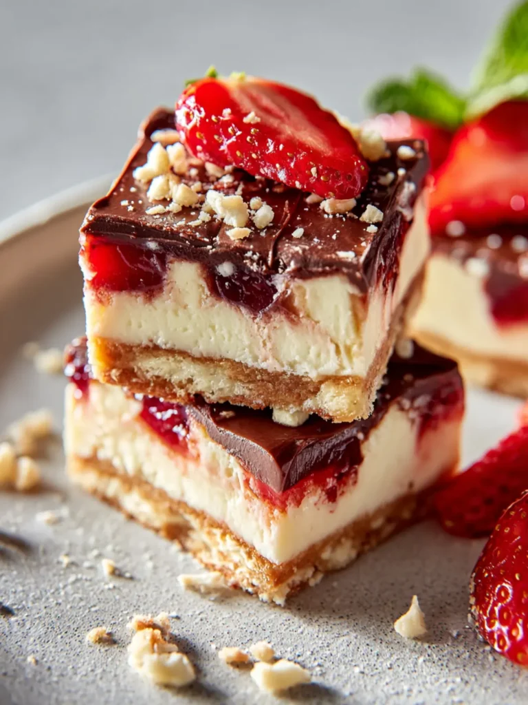 Austrian Chocolate Cream Cheese Bars First Image