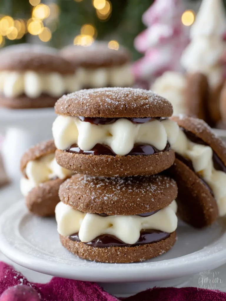 Gingerbread Sandwich Cookies First Image