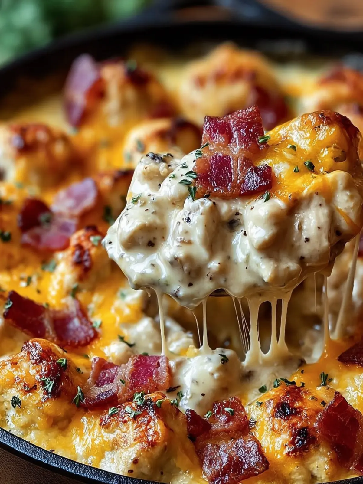 Creamy Chicken Bacon Casserole First Image