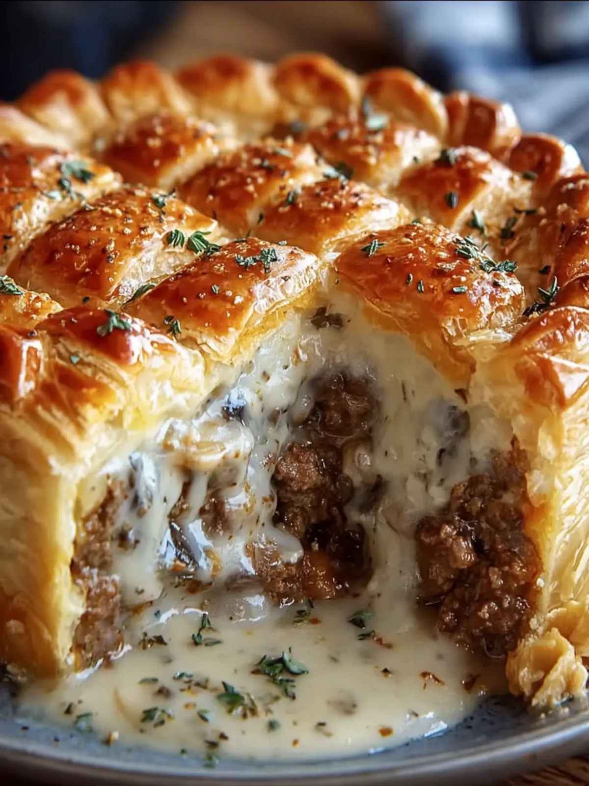 Savory Beef and Mushroom Pie First Image