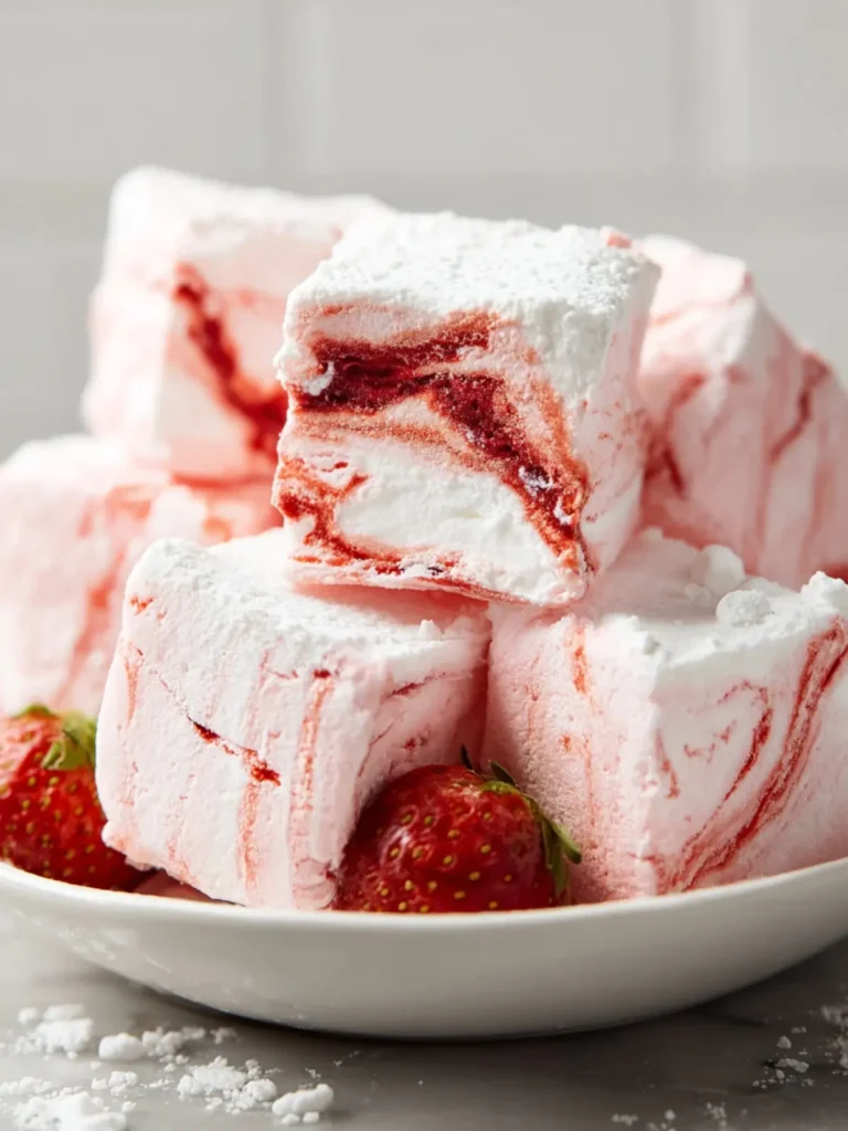 Strawberry Swirl Marshmallows: How to Make These Fluffy Treats at Home First Image