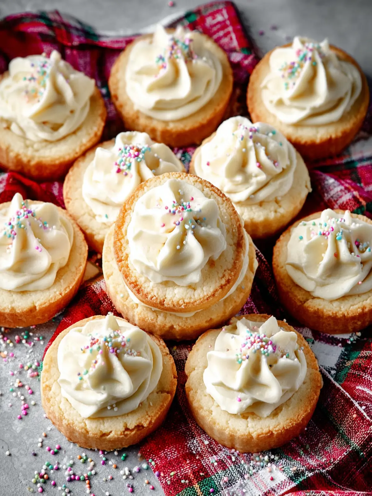 3 Ingredient Whipped Shortbread Cookies {Easy n’ Buttery} First Image