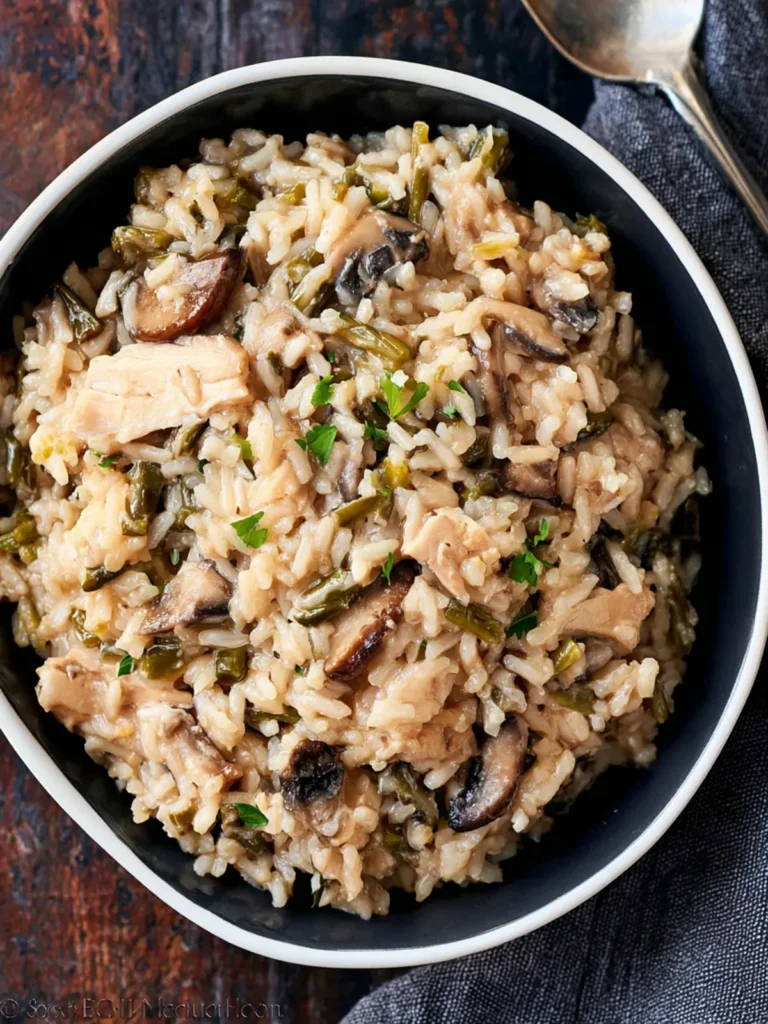 Instant Pot Cream of Mushroom Rice First Image