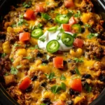 Crockpot Taco Casserole First Image