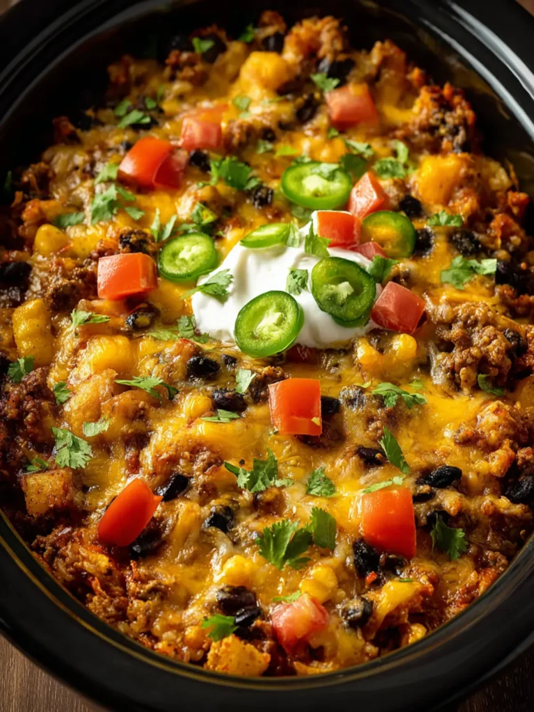 Crockpot Taco Casserole First Image