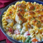 Easy Chicken Noodle Casserole (No Pre-Cooking the Noodles!) First Image