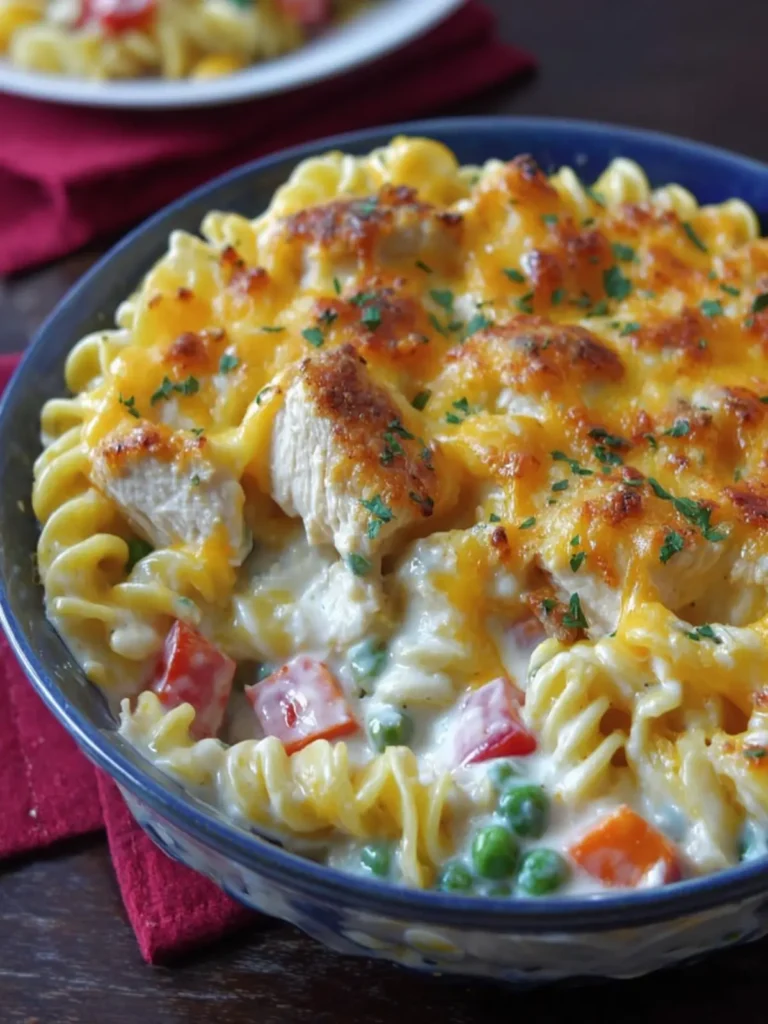 Easy Chicken Noodle Casserole (No Pre-Cooking the Noodles!) First Image