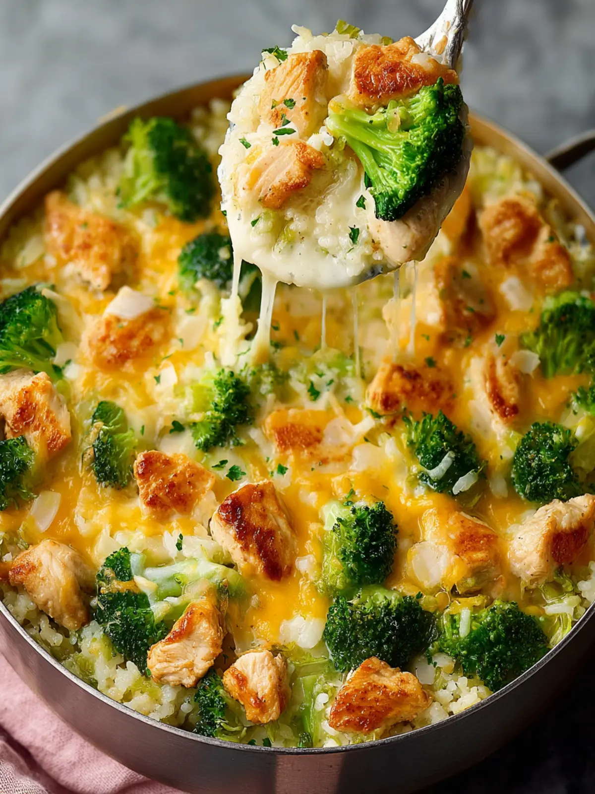 Cheesy Chicken & Broccoli Casserole First Image