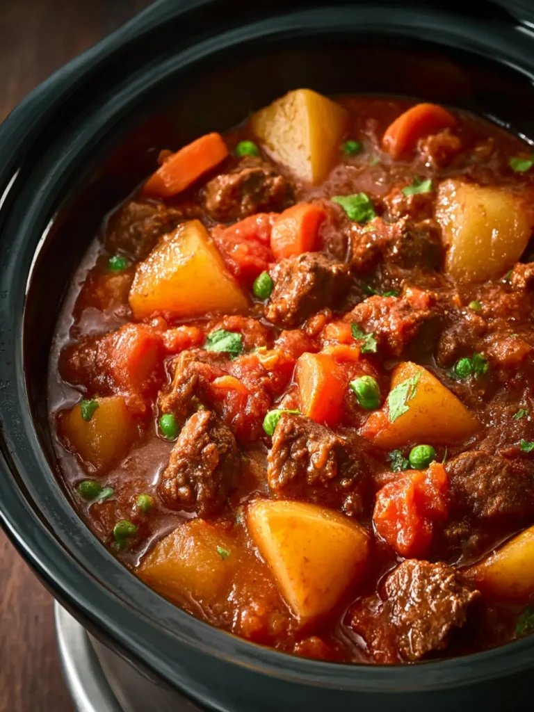 Slow Cooker Poor Man's Stew Recipe First Image