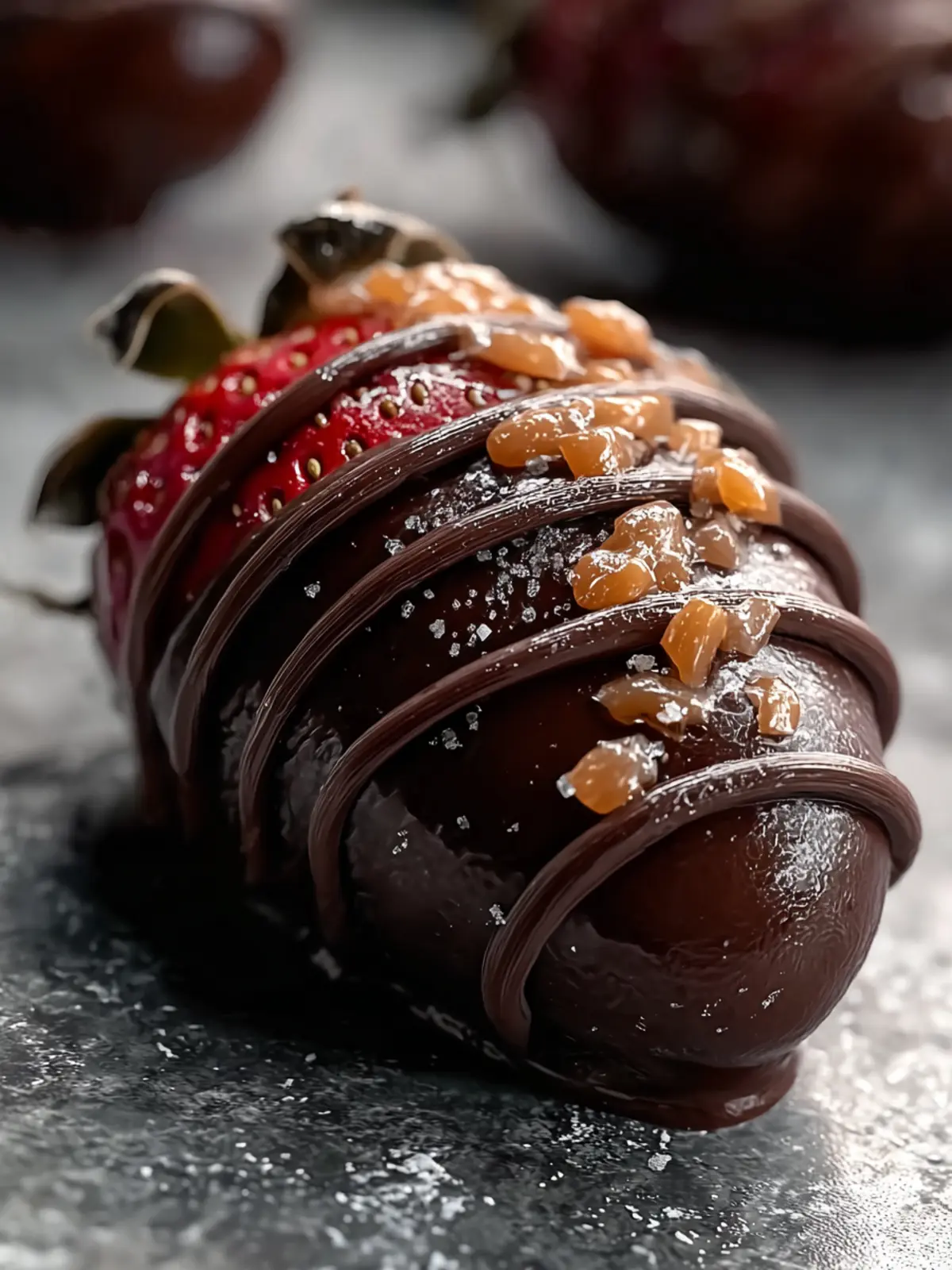 No-Bake Dark Chocolate Stuffed First Image