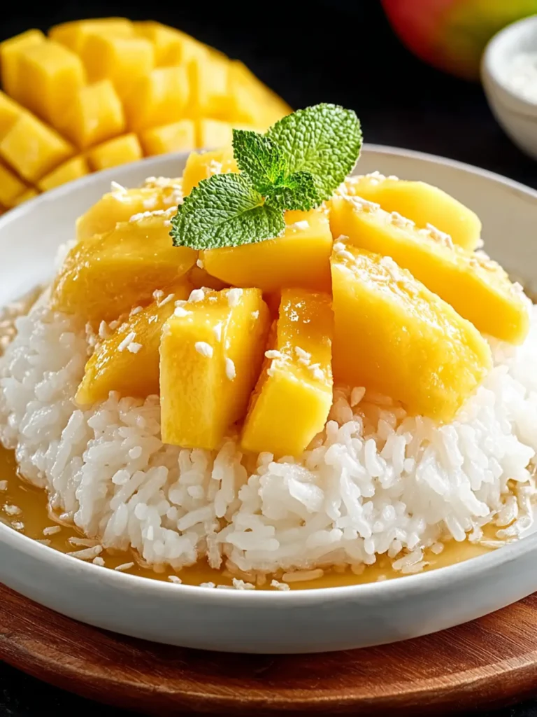 Irresistible Thai Mango Sticky Rice Recipe You’ll Love First Image