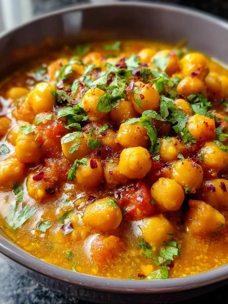 Vegan Chickpea Curry Oil Free Recipe for Happy Times First Image