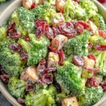 Delightful Healthy Cranberry Broccoli Salad Recipe First Image