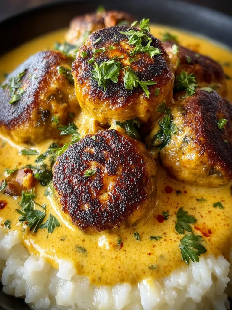 Chickpea–Mushroom Meatballs with Creamy Curry Sauce Ingredients: Complete Guide First Image