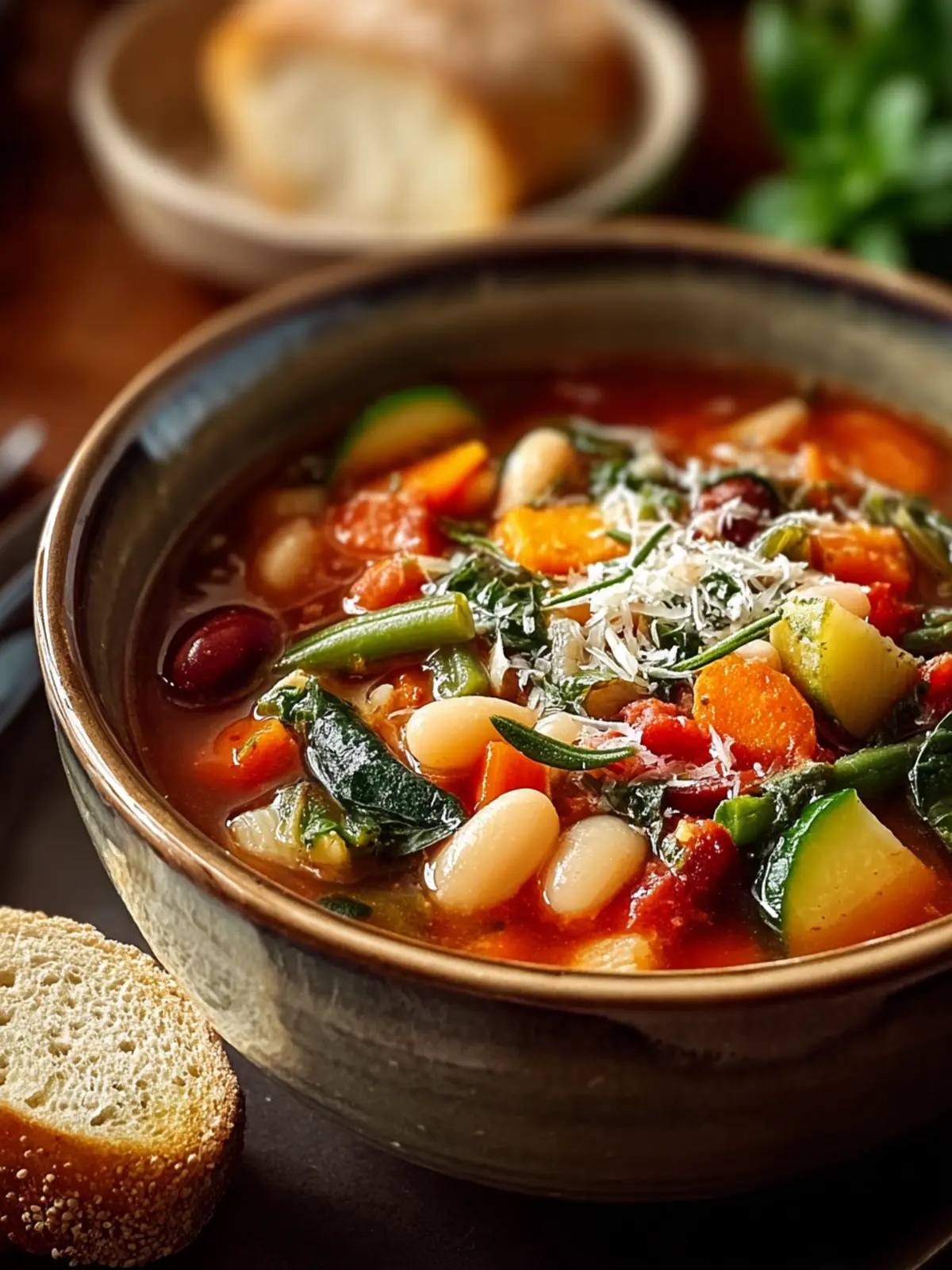 Easy & Healthy Minestrone Soup: A Comforting Delight First Image
