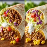 Easy Ground Beef Burrito Recipe First Image