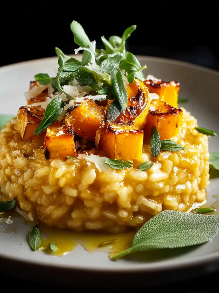 Irresistible Sage & Brown Butter Acorn Squash Risotto First Image