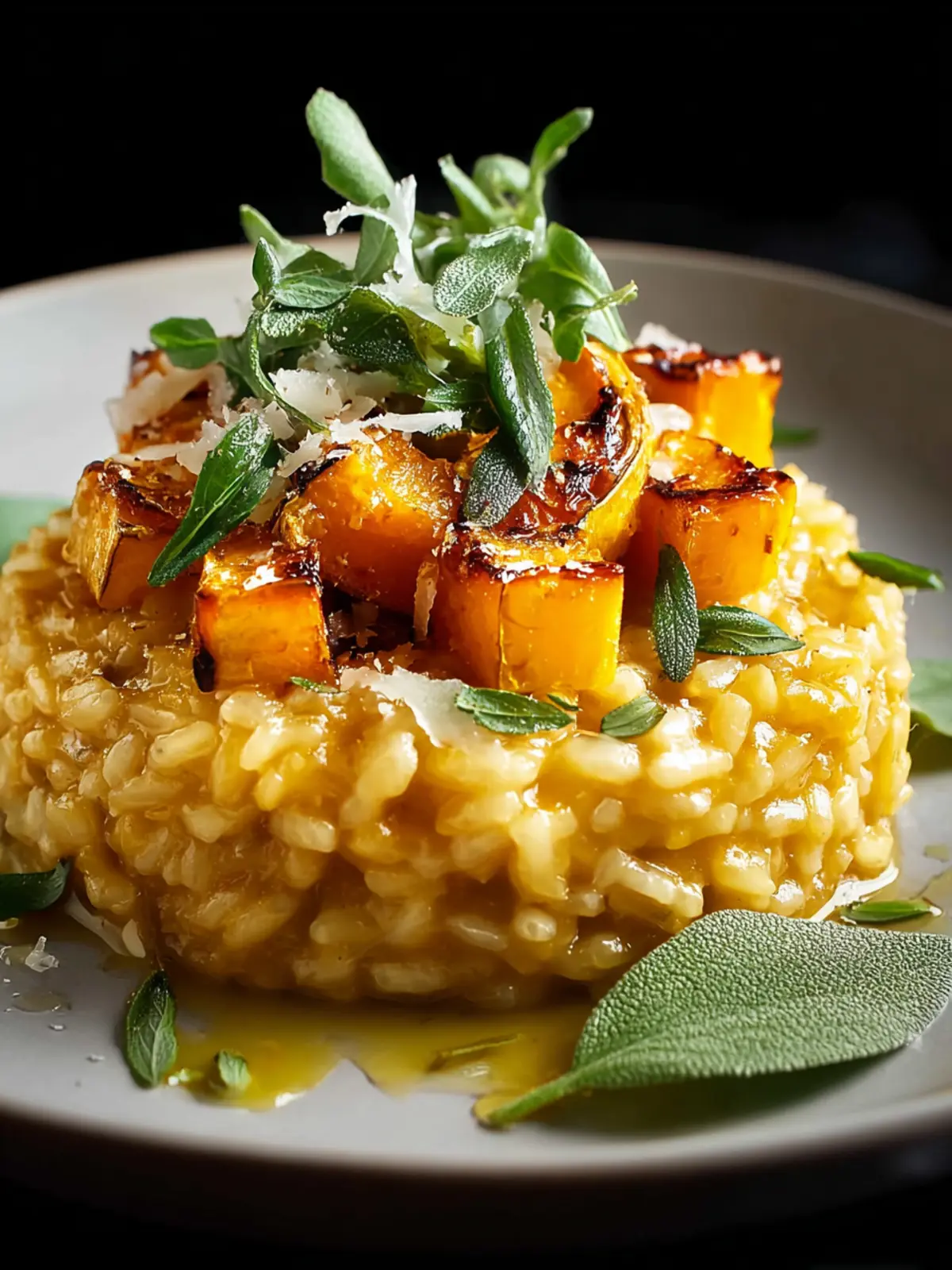 Irresistible Sage & Brown Butter Acorn Squash Risotto Bliss