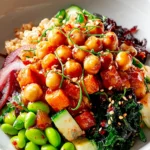 Zesty Kimchi Chickpea Salad - A Flavorful Delight! First Image