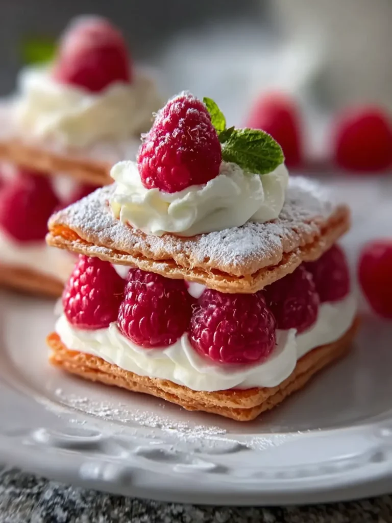 Raspberry Mille-Feuille Cookies First Image