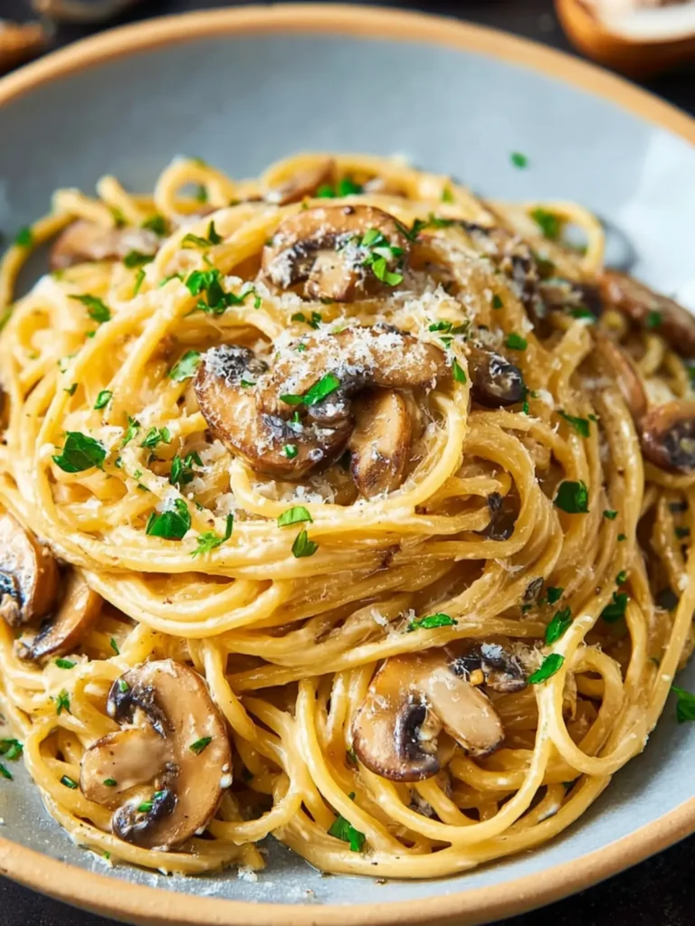 Creamy Garlic Miso Pasta with Mushrooms – A Dreamy Delight First Image