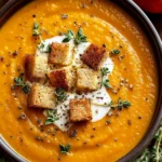 Creamy Roasted Apple Pumpkin Soup: A Cozy Delight First Image