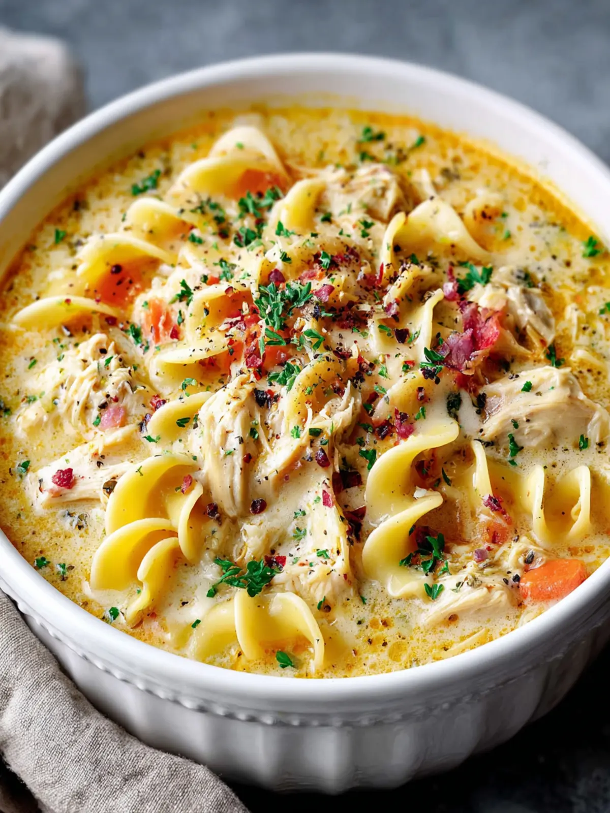 Creamy Chicken Noodle Soup: The Coziest One-Pot Comfort Recipe First Image