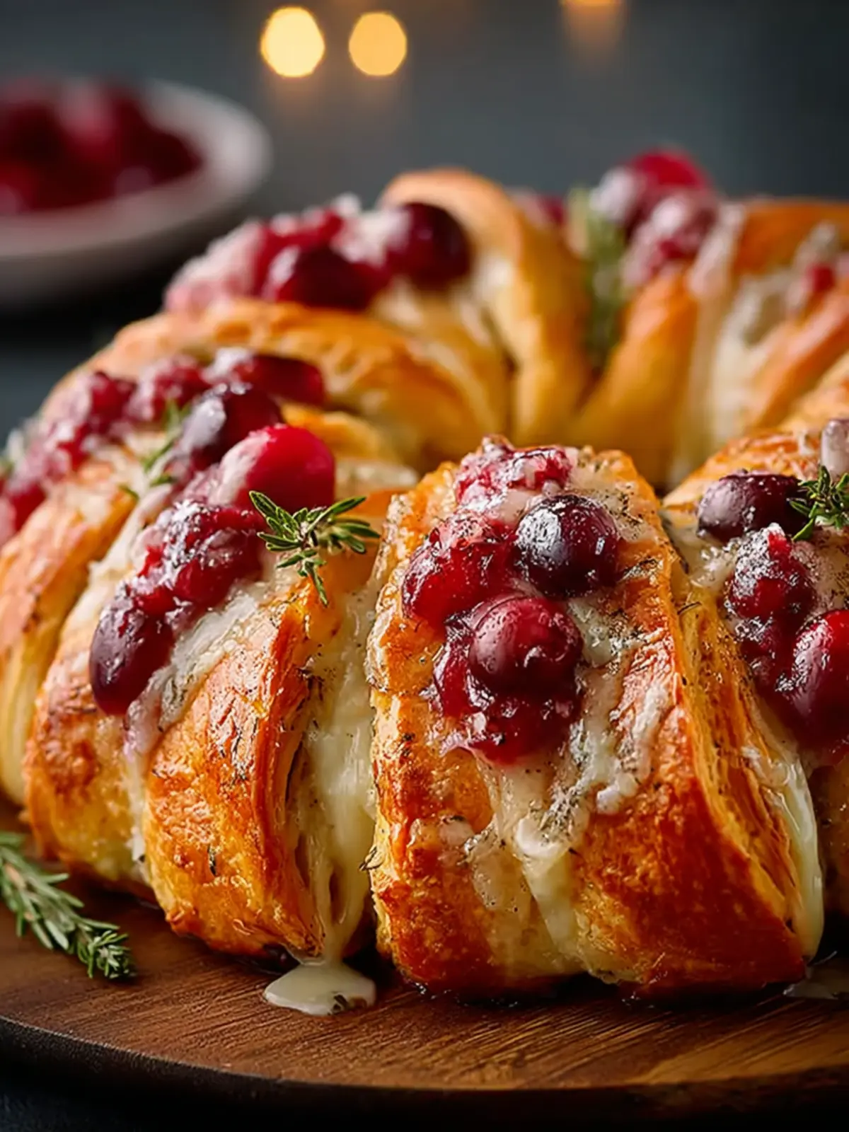 Turkey Cranberry Crescent Ring First Image