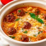 Crock Pot Italian Meatball Soup First Image