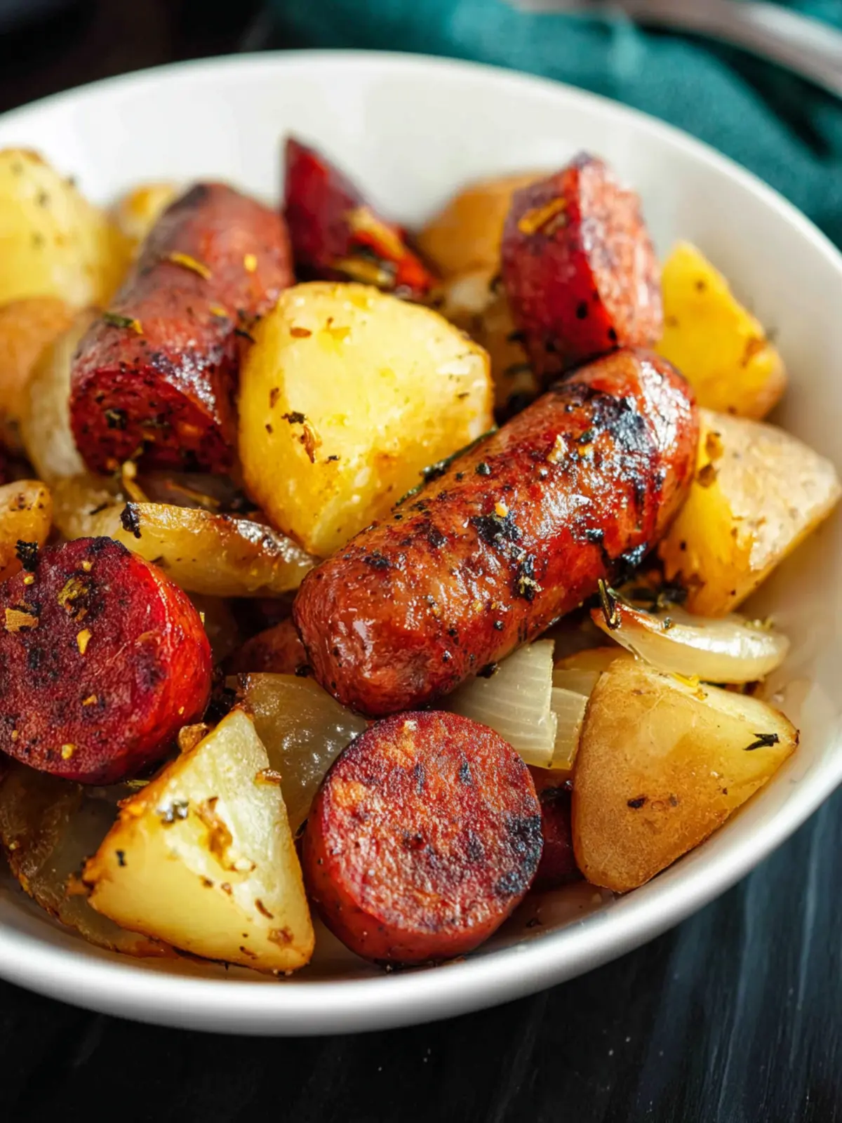 Air Fryer Sausage and Potatoes First Image