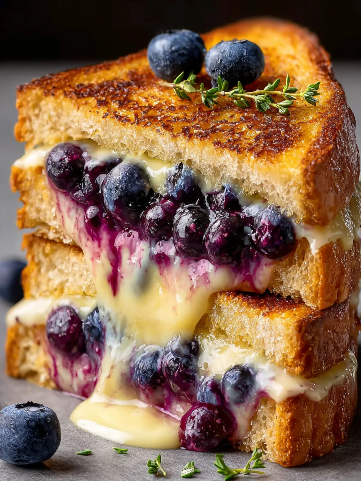 Blueberry Grilled Cheese First Image