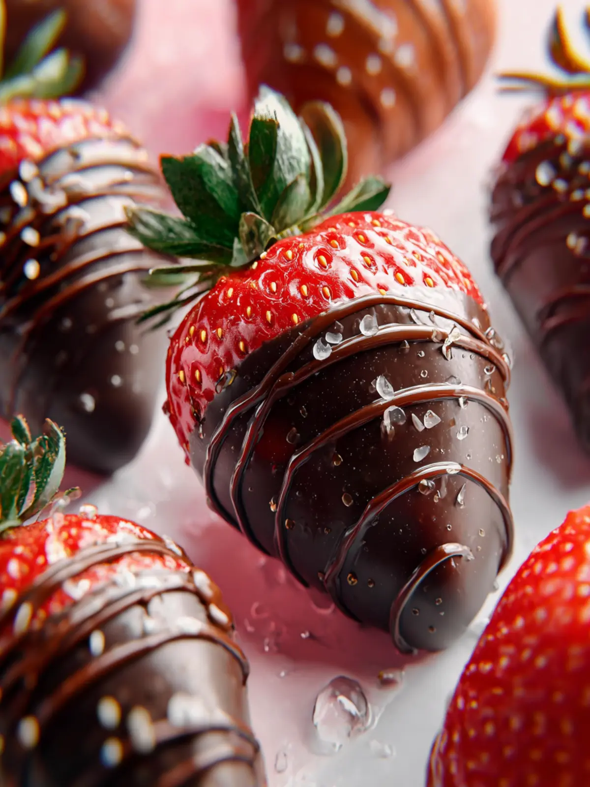Chocolate Covered Strawberries Recipe First Image