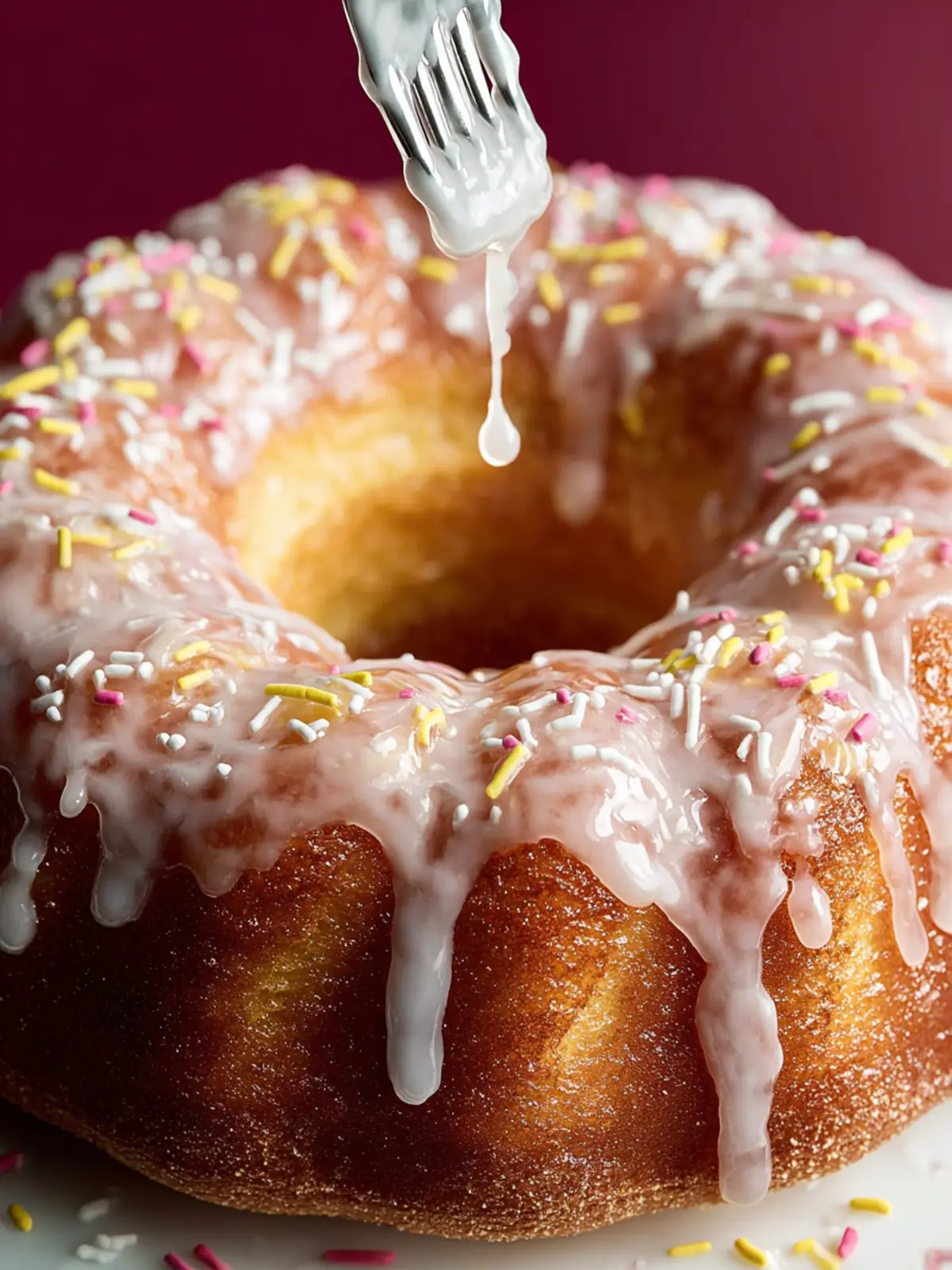 Irresistible Doughnut Cake with Spiced Glaze Party Dessert First Image