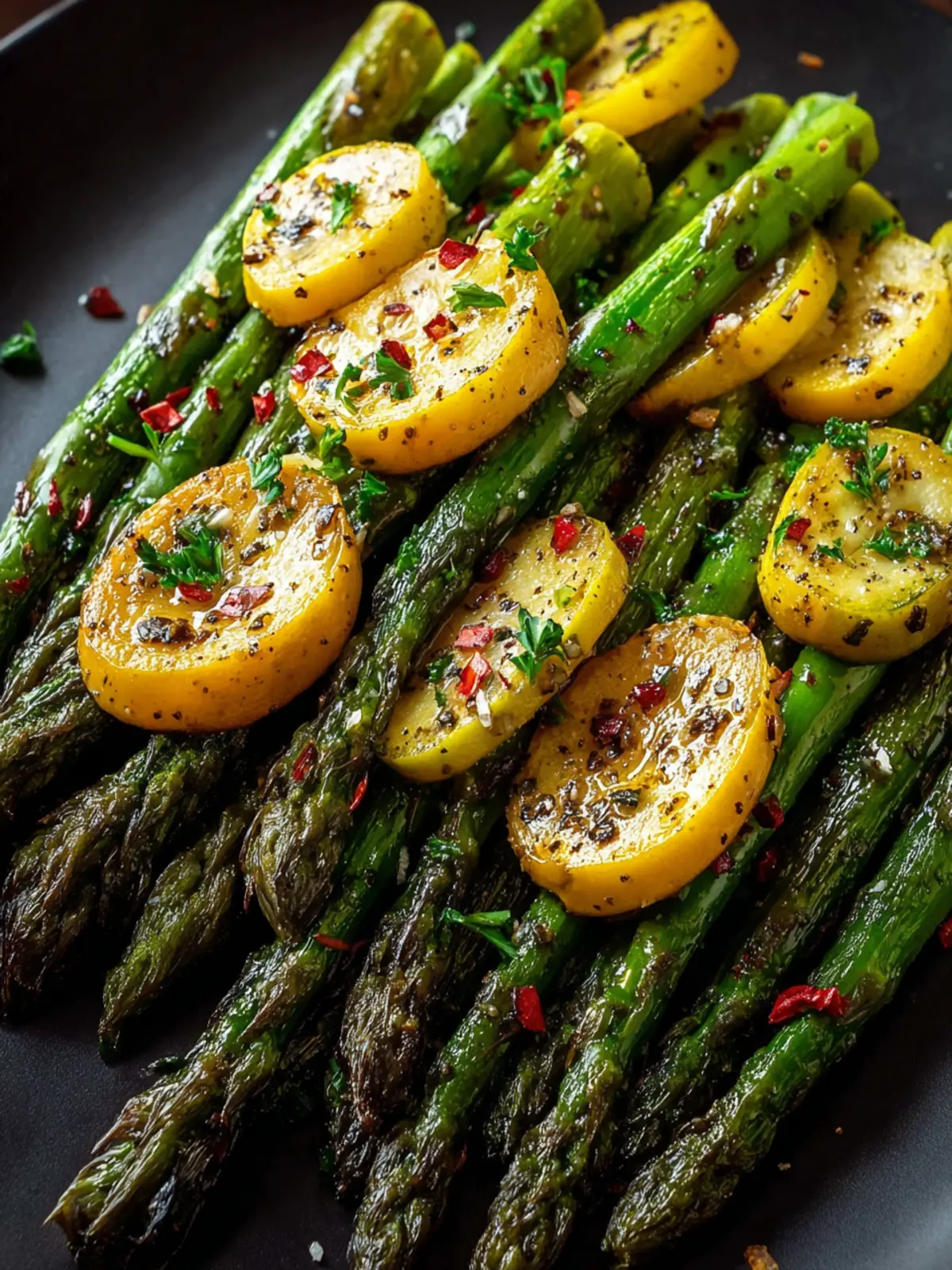 Garlic Roasted Asparagus Zucchini: A Flavorful Delight First Image